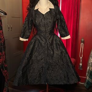 Unique Vintage brocade swing dress